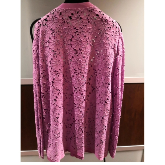 Gucci purple lace cardigan jacket - Picture 2 of 8